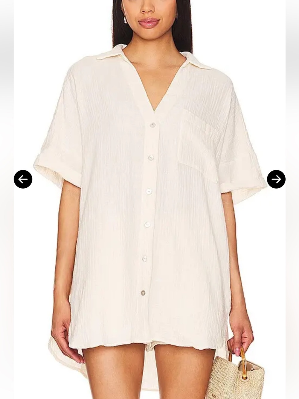 L*Space Terrazzo Tunic - Cream - Size Small